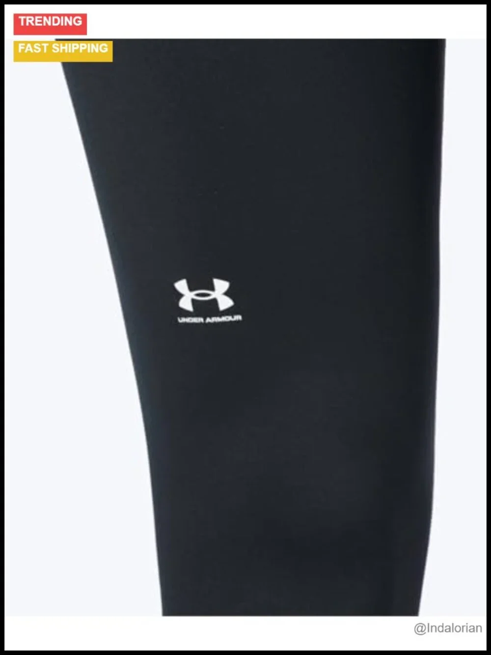 ColdGear Authentics Leggings High Stretch Polyester Blend Mid Rise Cropped